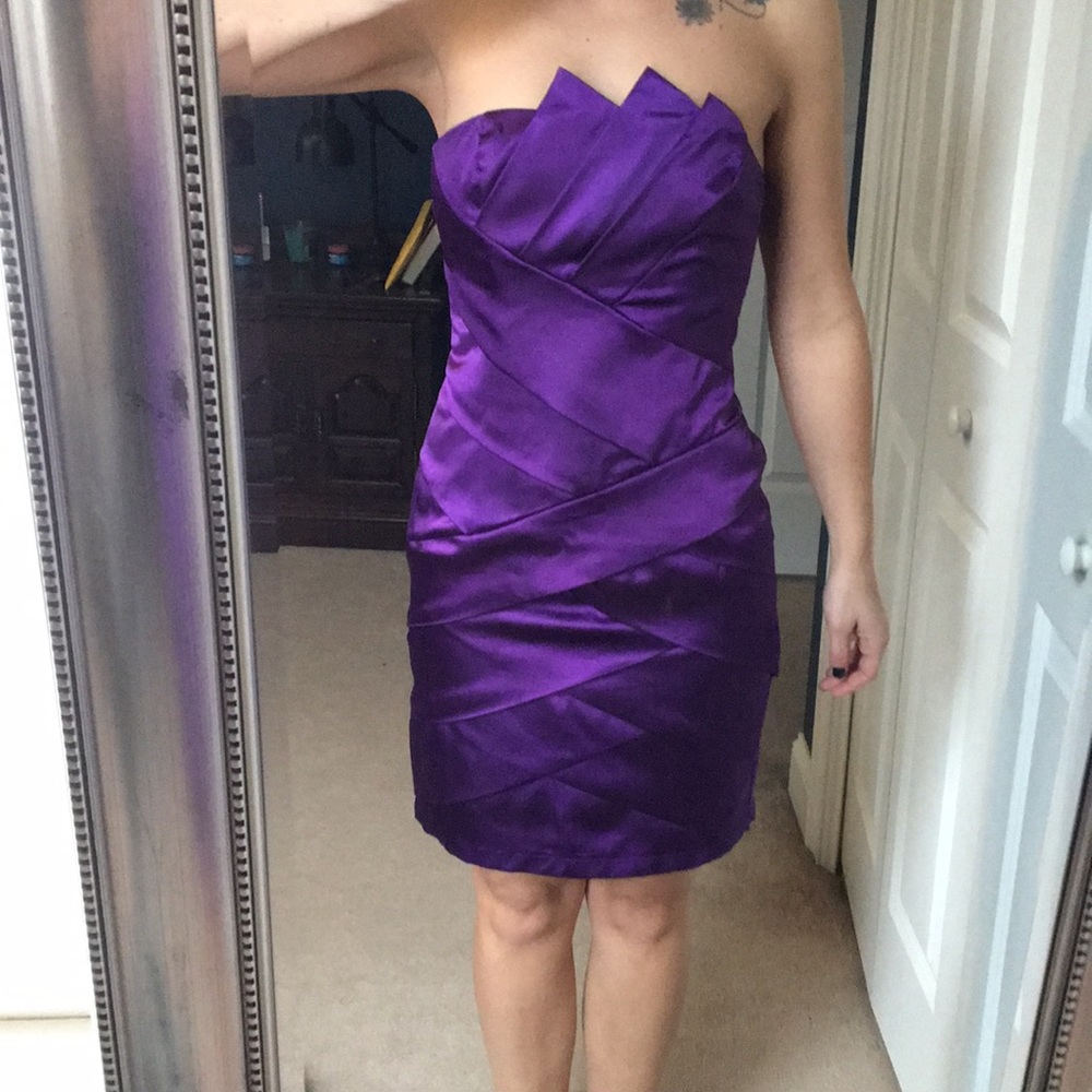 Short Purple formal !